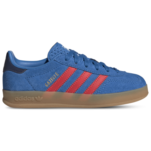 BOYS - adidas Originals Gazelle Indoor - Lucid Red/Gum Ray Blue