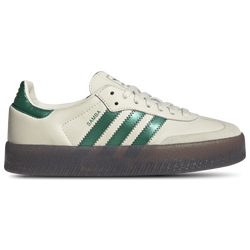 Women's - adidas Originals Sambae - Cream White/Collegiate Green/Bold Green