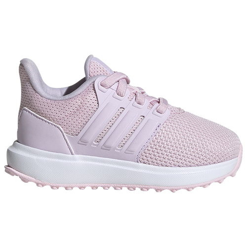 

adidas Girls adidas Ubounce DNA - Girls' Infant Running Shoes Ftwr White/Ice Lavender/Clear Pink Size 10.0