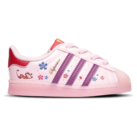 Girls' Toddler - adidas Originals Superstar El Disney - Purple/Pink