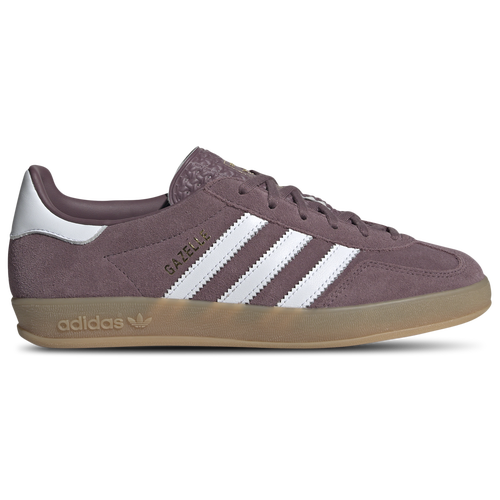 

adidas Originals Gazelle Indoor - Womens Shadow Fig/Gum/Brown Size 11.0