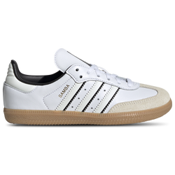 Boys' Preschool - adidas Originals Samba - White/Off White/Black