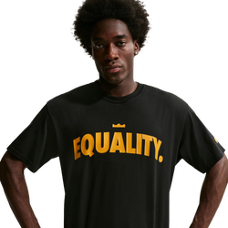 Men's - Nike LJ Loose HK T-Shirt - Gray/Black