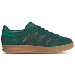 Boys' Grade School - adidas Originals Gazelle Indoor - Collegiate Green/Aurora Coffee/Court Green