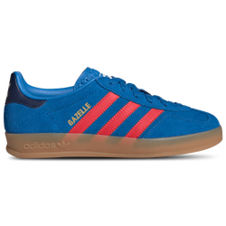 Boys' Grade School - adidas Originals Gazelle Indoor - Gum/Lucid Ray Blue/Lucid Red