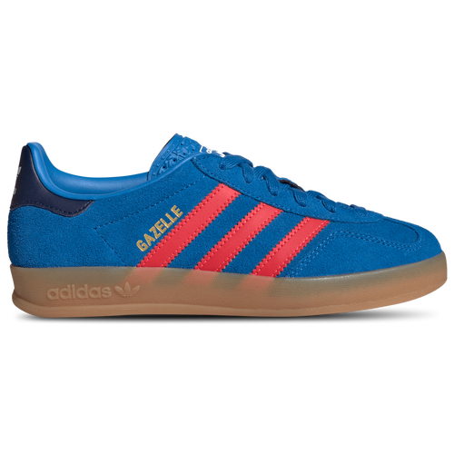 MENS - adidas Originals Gazelle Indoor - Gum/Lucid Ray Blue Red