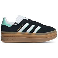 Boys' Grade School - adidas Originals Gazelle Bold - Ftwr White/Gum/Core Black