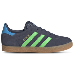 Boys' Grade School - adidas Originals Gazelle - Shadow Navy/Screaming Green/Aquamarine