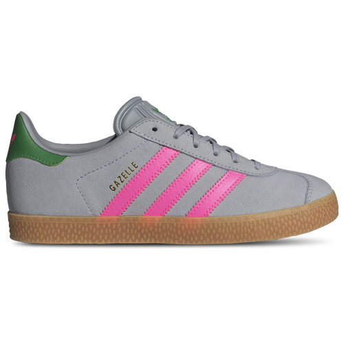 adidas Originals Gazelle - Adidas Halo Silver/Green Lucid Pink