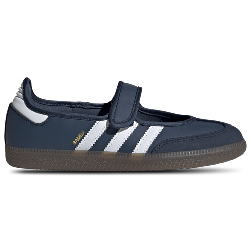 WOMENS - adidas Originals Samba Jane - Crew Navy/Metallic Gold Footwear White