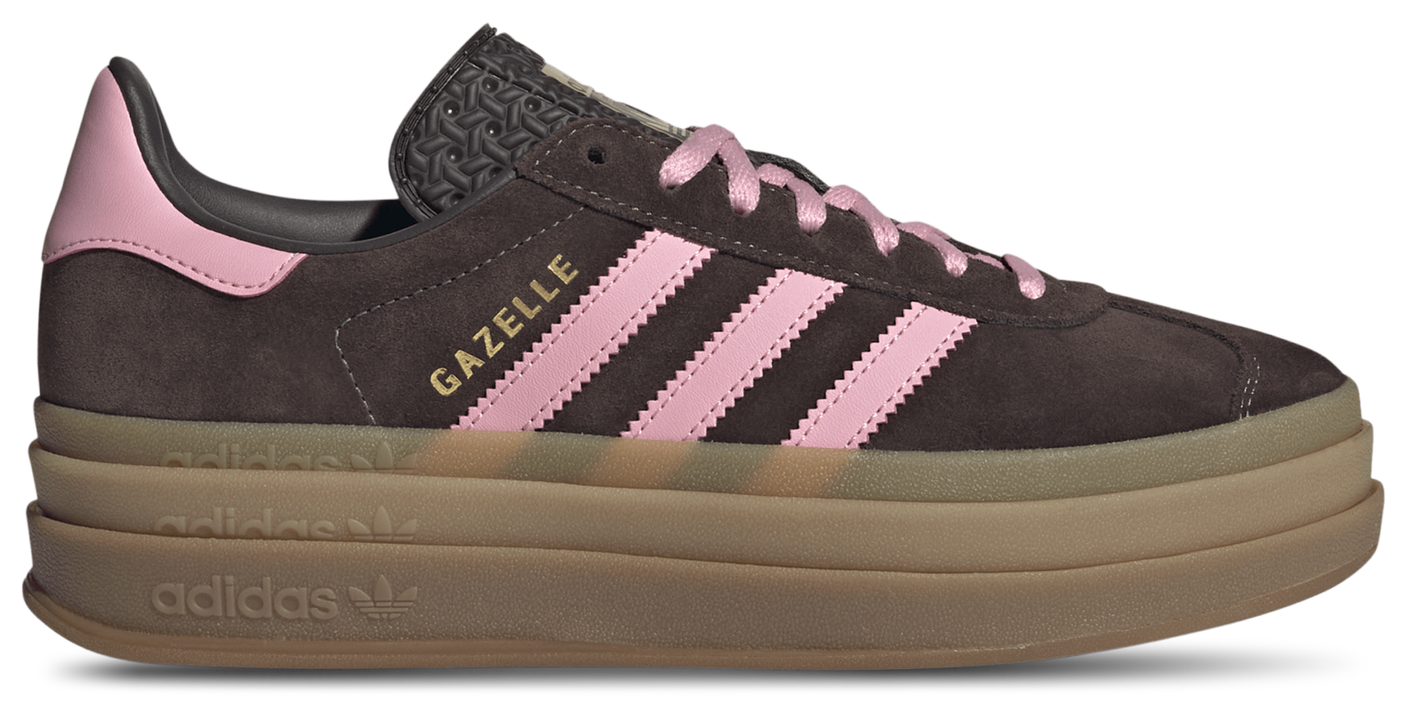 adidas gazelle silver green womens adidas Juniors' Gazelle Bold Silver Violet / Almost Pink main image 0