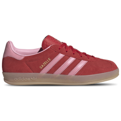 Women's - adidas Originals Gazelle Indoor - Gum/Better Scarlet/Light Pink
