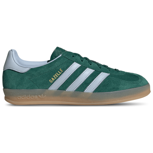 WOMENS - adidas Originals Gazelle Indoor - Collegiate Green/Crystal Sky Gum
