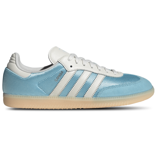 MENS - adidas Originals Samba - Chalk White/Sand Strata Icey Blue