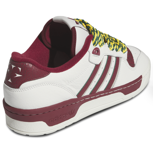 Adidas Rivalry Low White Maroon Yellow