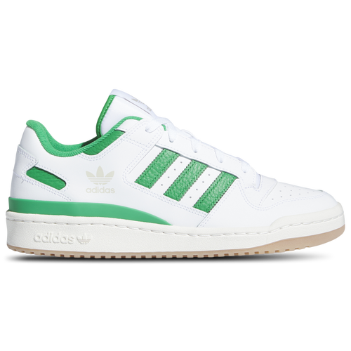 

adidas Originals Mens adidas Originals Forum Low CL - Mens Basketball Shoes White/Green/Cloud White Size 07.0