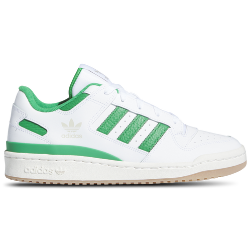 

adidas Originals Mens adidas Originals Forum Low CL - Mens Basketball Shoes White/Green/Cloud White Size 6.0