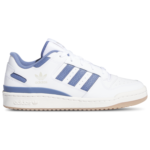 

adidas Originals Mens adidas Originals Forum Low CL - Mens Basketball Shoes White/Cloud White/Crew Blue Size 14.0