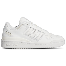 Boys' Grade School - adidas Originals Forum Low - White/White/Grey