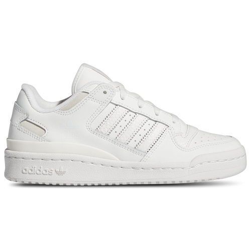 

adidas Originals Boys adidas Originals Forum Low - Boys' Grade School Basketball Shoes White/White/Grey Size 4.5