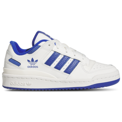 Boys' Grade School - adidas Originals Forum Low - White/Team Royal Blue/White