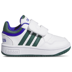 Boys' Toddler - adidas Hoops 3.0 - Collegiate Green/White/Lucid Blue