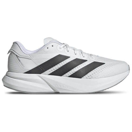 Mens adidas Duramo Speed 2.0 Running - Shoes - Ftwr White / Core Black / Halo Silver Size 12.0