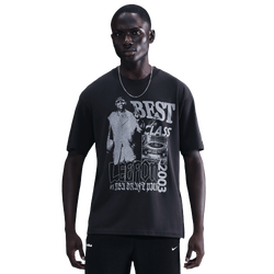 Men's - Nike Lebron M90 T-Shirt - Off Noir/White