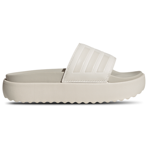 adidas Adilette Platform Slides - adidas Chalk White/Orbit Grey