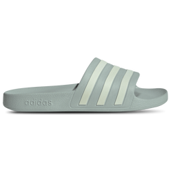 Women's - adidas Adilette Aqua Slide - Wonder Sage/Linen Green/Linen Green