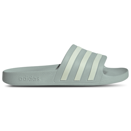 WOMENS - adidas Adilette Aqua Slide - Wonder Sage/Linen Green