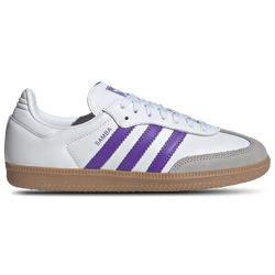 Women's - adidas Originals Samba OG - Ftwr White/Purple Rush