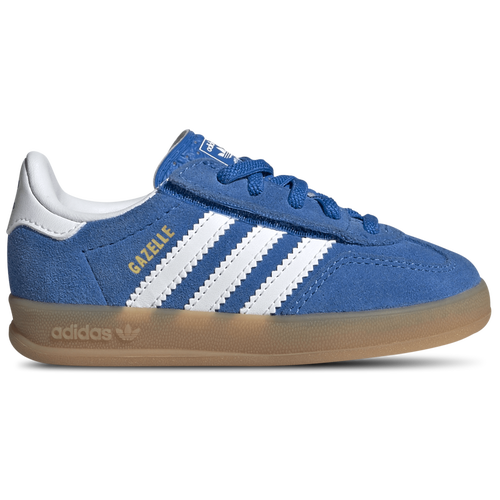 adidas Originals Gazelle Indoor Elastic Lace - adidas Ftwr White/Bluebird Gum