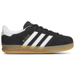 Boys' Preschool - adidas Originals Gazelle Indoor - Core Black/Gum/Ftwr White