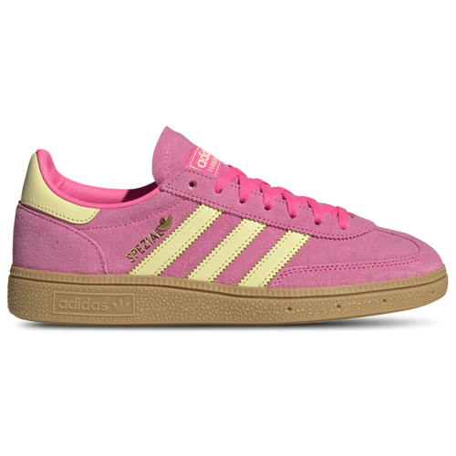 WOMENS - adidas Originals Handball Spezial - Gold Met/Lucid Pink Almost Yellow