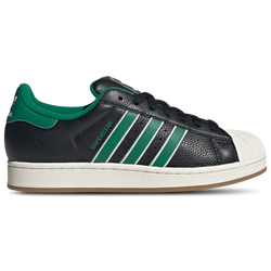 Men's - adidas Originals Superstar II - Core Black/Bold Green/Ftwr White