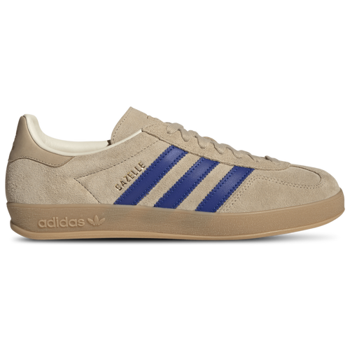 MENS - adidas Originals Gazelle - Magic Beige/Team Royal Blue Wonder White
