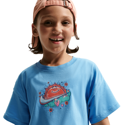  - Nike NSW Tee OC Boy Airbrush - Blue/Volt