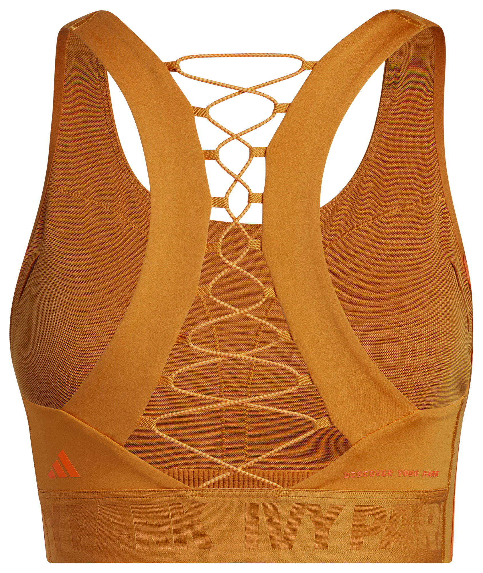 Ivy Park x adidas Ivy Zip Bra Yellow Tint GS0349 