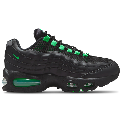 BOYS - Nike Air Max 95  - Black/Green Shock