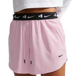 Women's - Nike A'Ja Dri-FIT Sig Court Short - Black/Pink Foam