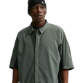 Nike Drifit Tech Helios Sun SS Shirt - Nike Black/Camo Green