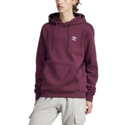 Men's - adidas Originals Essentials Pullover Hoodie - White/Maroon