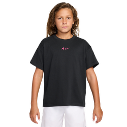 Girls' Grade School - Nike Aja Wilson Dri-Fit M90 T-Shirt - Black/Pink