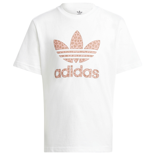 

adidas Originals adidas Originals Animal Print T-Shirt - Girls' Preschool White/Pink Size 4T