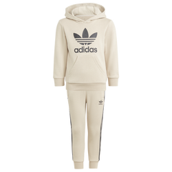 Boys' Preschool - adidas Originals Hoodie Set - Wonder Beige/Black