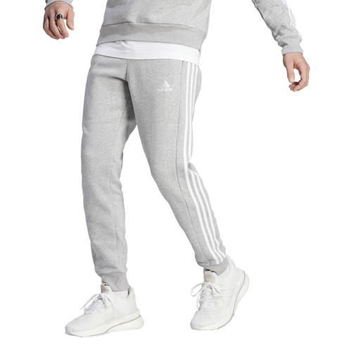 Adidas essential 3 stripe fleece pants mens online