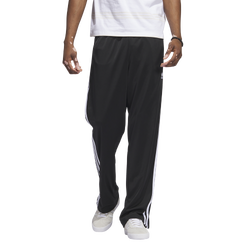 Men's - adidas Originals Woven Firebird Track Pants - Black/White