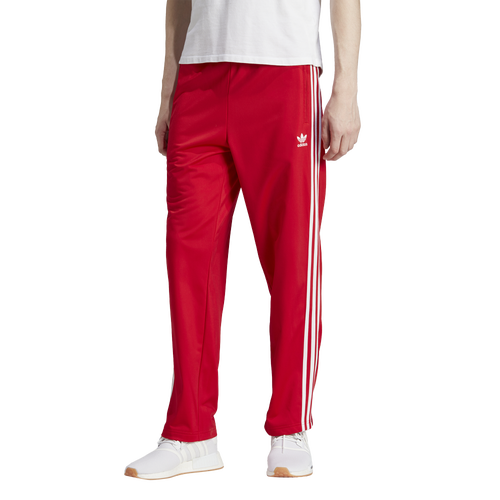 

adidas Mens adidas adicolor Firebird Lifestyle Track Pants - Mens Better Scarlet/White Size L