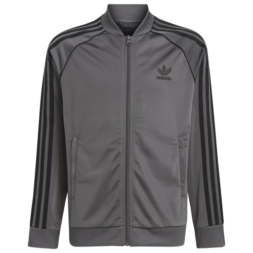 

adidas Boys adidas Adicolor SST Track Jacket - Boys' Grade School Grey Five Size L